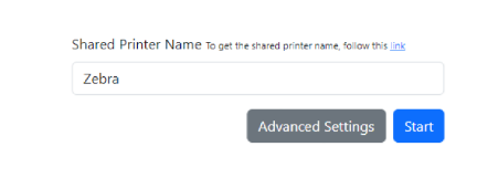 Shared Printer Name